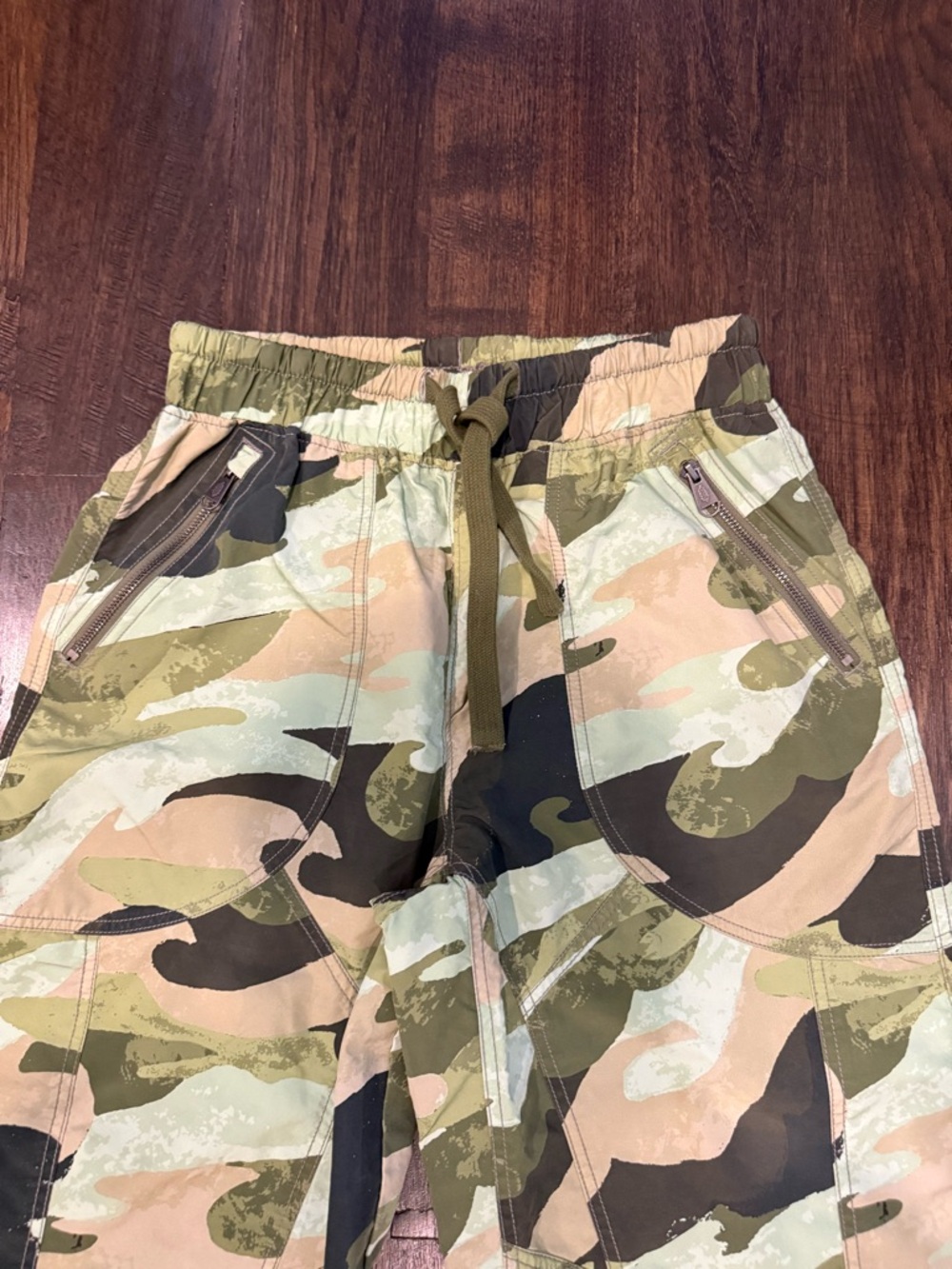 FP Movement by Free People Olive Green Camo Stadium Pants - Picture 6 of 12